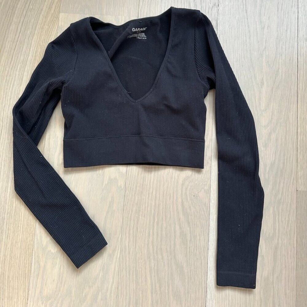 Garage Black long sleeve top